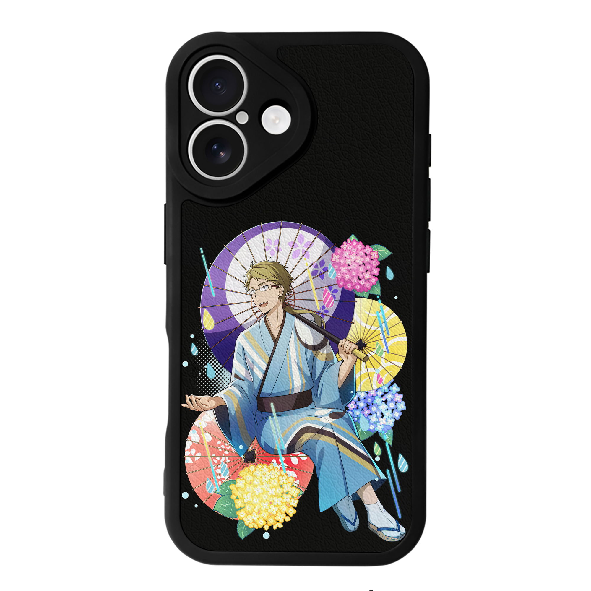 （画像用） 文豪ストレイドッグス Bungo Stray Dogs 【iPhone 16シリーズ対応】シリコンスマホケース（レザー調） 材質：シリコン